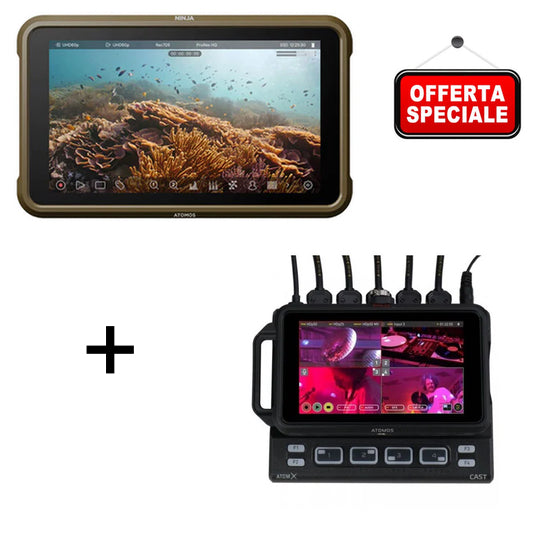 Atomos Ninja Monitor-Recorder 6K RAW + Atomos Cast Atomos Ninja Monitor-Recorder 6K RAW + Atomos Cast